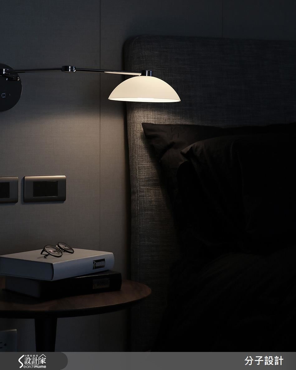 40 坪場域，設計師融入輕裝修手法，並結合開放式格局